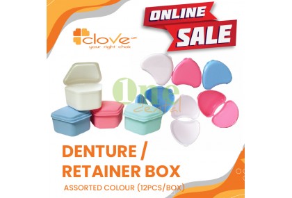 Denture / Retainer Box, 12's